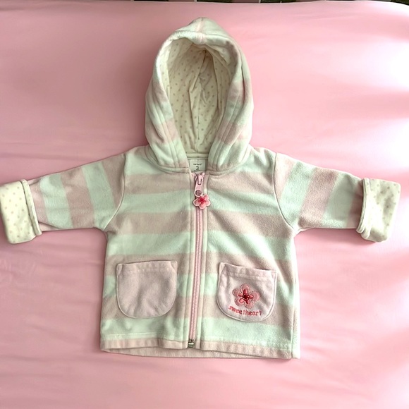 SET OF TWO BABY GIRLS JACKETS : SIZE 3 MONTHS - Picture 2 of 3